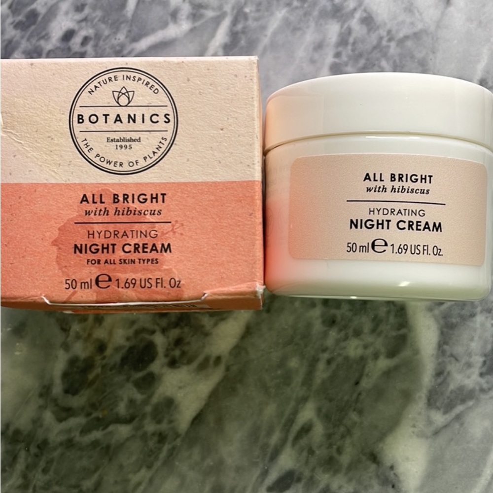 Botanics All Bright Night Cream Moisturizer